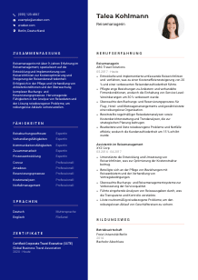 Lebenslauf-Vorlage für Reisemanager*in #3