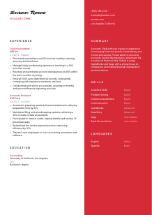 Accounts Clerk CV Template #22