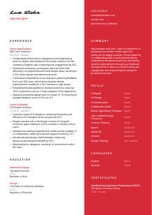 App Designer CV Template #3