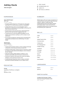 Web Designer CV Template #10