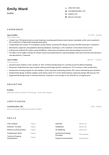 Drafter Resume Example