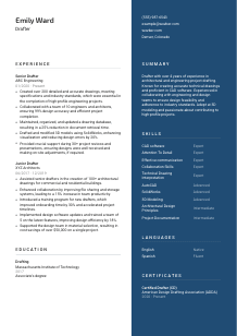 Drafter CV Template #2