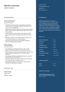 Graphic Designer CV Template #2