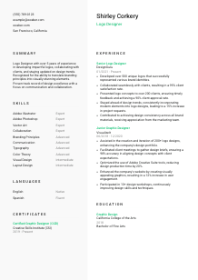 Logo Designer Resume Template #14