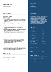Interior Designer CV Template #15