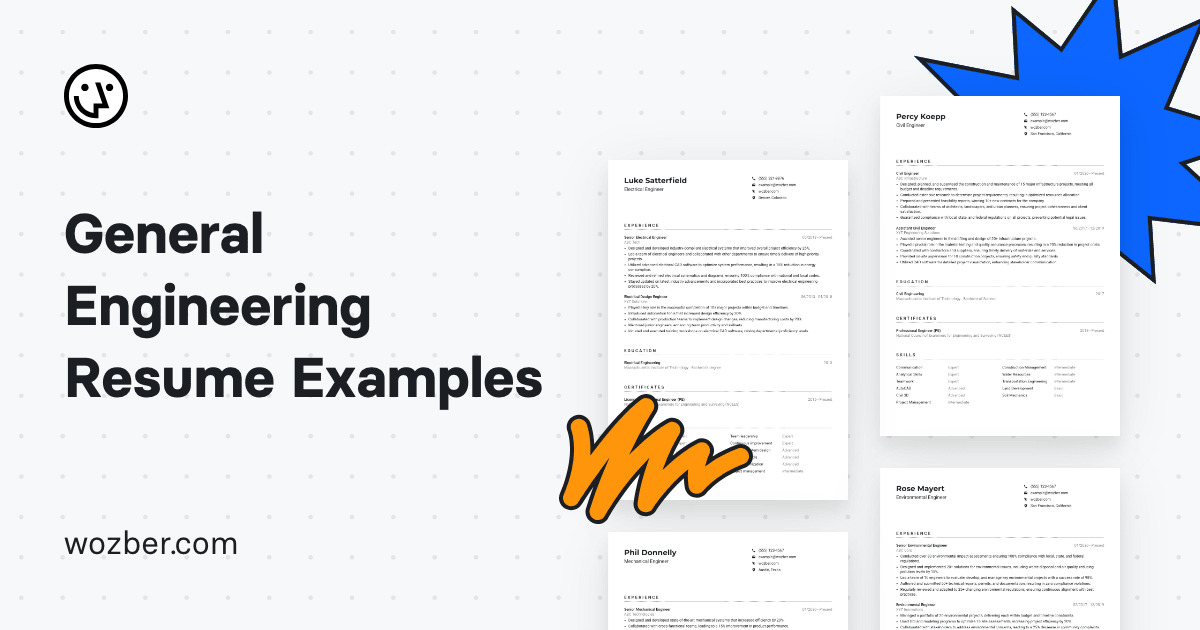 36 General Engineering Resume Examples | Wozber