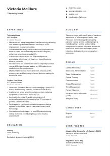 Telemetry Nurse CV Template #10