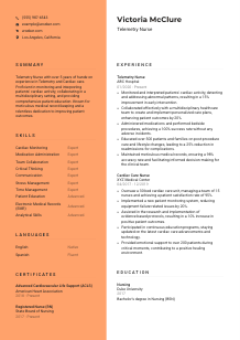 Telemetry Nurse CV Template #19