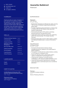 Pharmacist CV Template #3