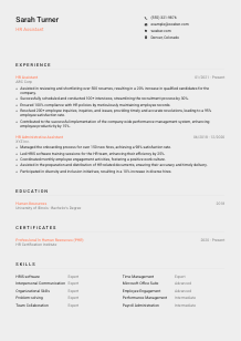 HR Assistant Resume Template #23