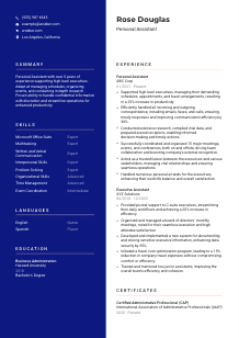 Personal Assistant CV Template #3