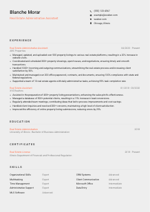 Real Estate Administrative Assistant Resume Template #23