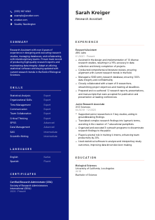 Research Assistant CV Template #21